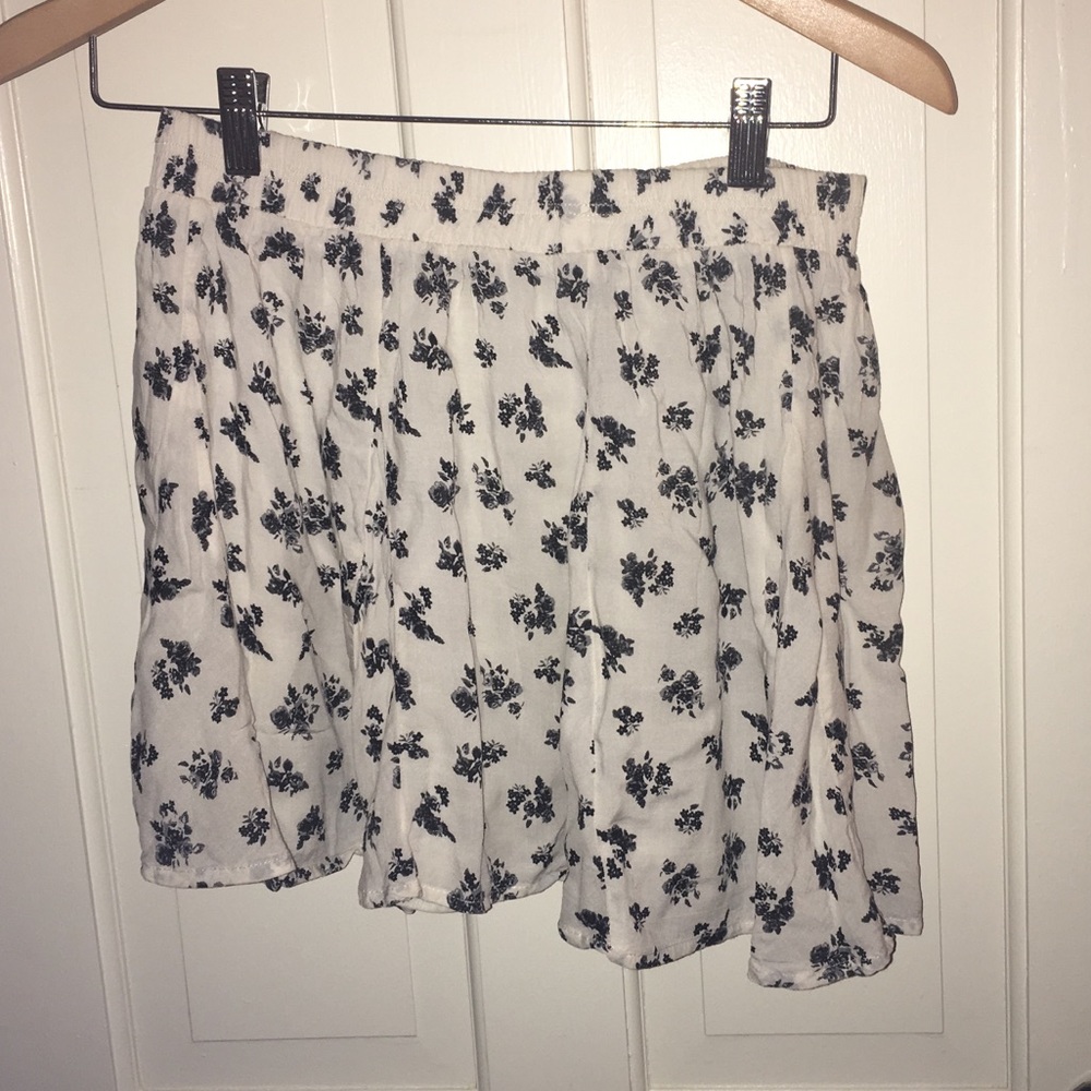 Bershka Flowery Skirt